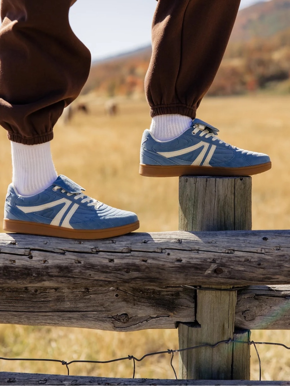 Steve Madden Madrid Light Blue Athletic Sneakers